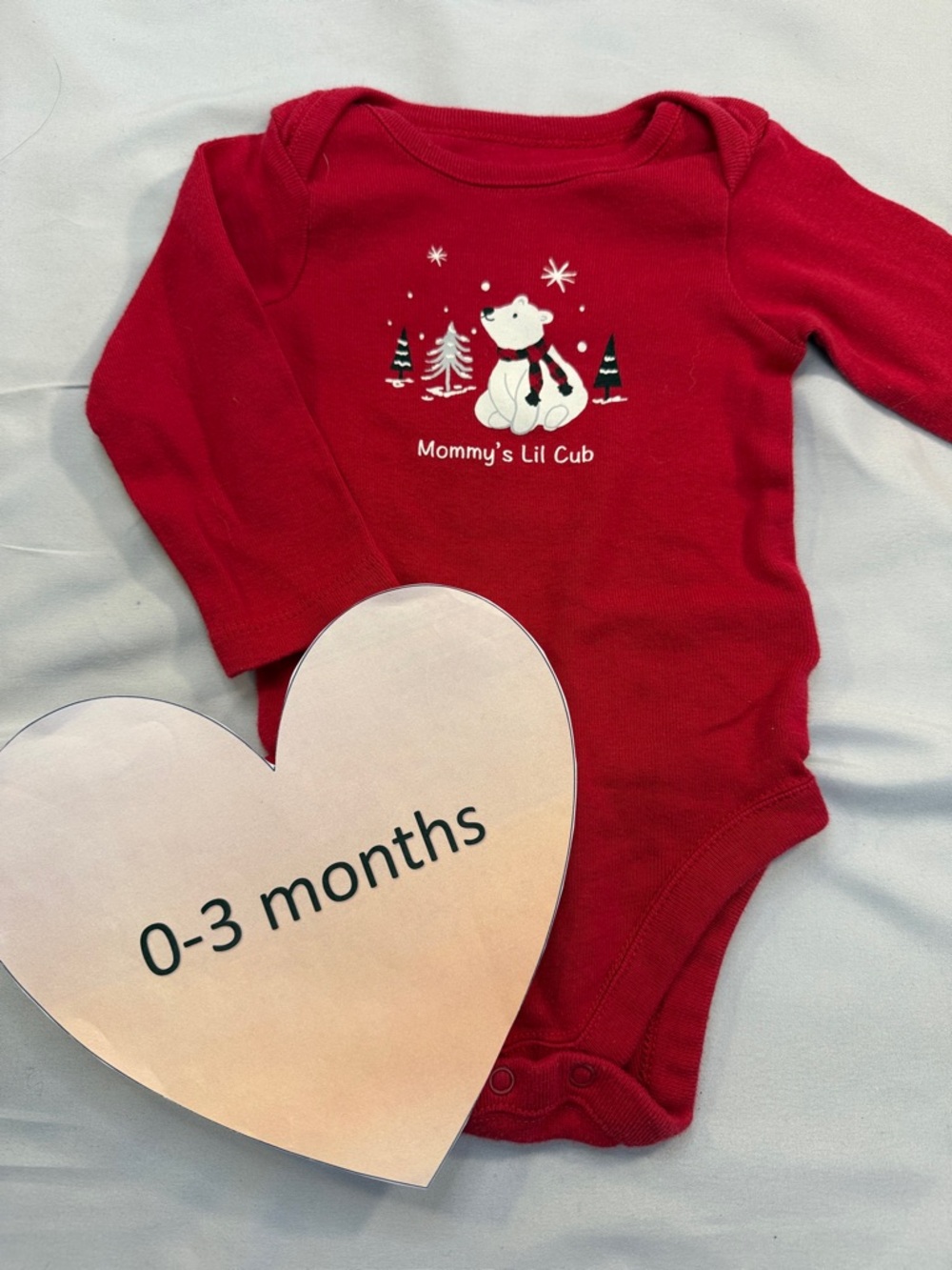 Bundles - Long sleeve newborn Winter Onesie  top/shirt. Size 0-3 months